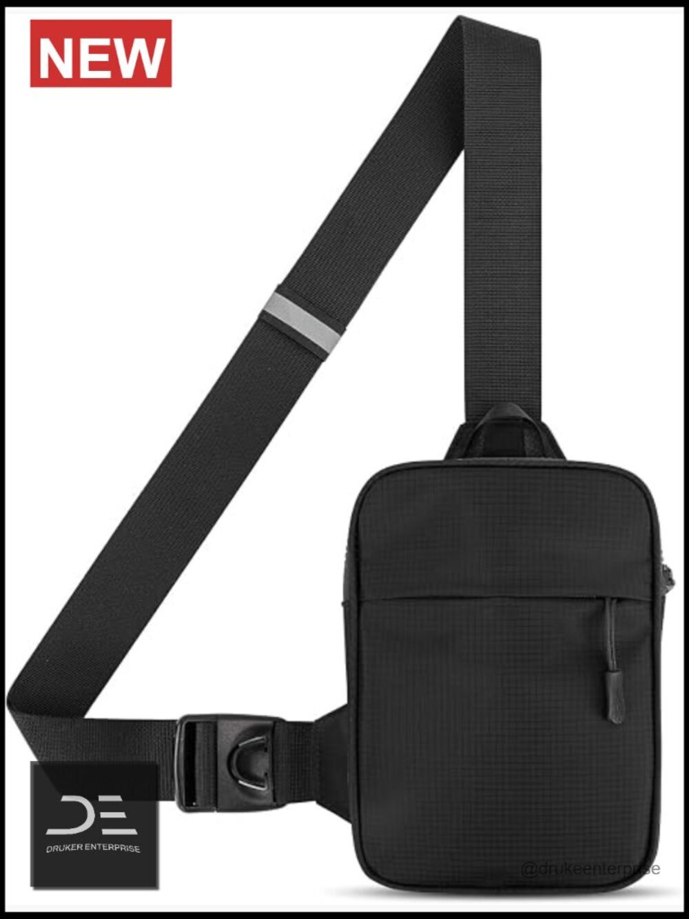 Waterproof Anti Theft Crossbody Sling Bag for Men Travel Running
